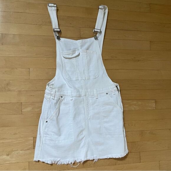McGuire Uma Denim Skirtall in Optic White XS - Picture 3 of 13